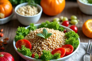 Healthy meal prep with fresh vegetables, symbolizing improved metabolic health.