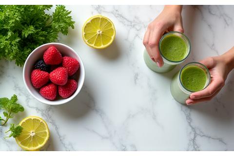 Person enjoying a fresh fruit smoothie after a light workout, symbolizing healthy nutrition and exercise.