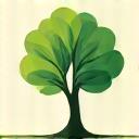 Abstract icon representing growth or a long, healthy life path.