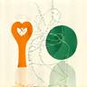 Icons representing bone health, a healthy heart, and a vibrant brain, synergistically linked.