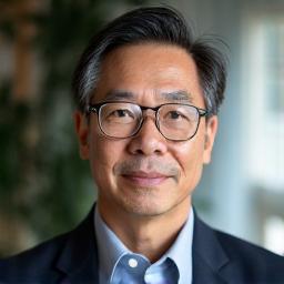 Professional portrait of Professor Liam Chen, a mindfulness expert.